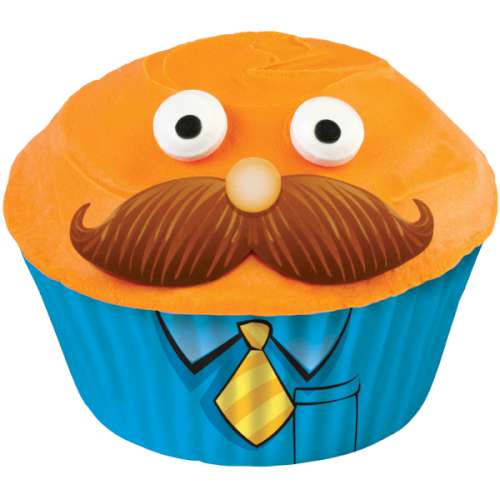 Man Cupcake Decorating Kit - Click Image to Close